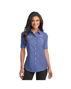 Port Authority® Ladies Short Sleeve SuperPro™ Oxford Shirt