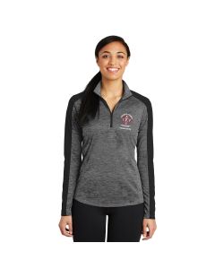 Sport-Tek® Ladies PosiCharge® Electric Heather Colorblock 1/4-Zip Pullover