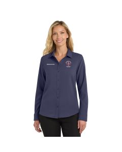 Port Authority® Women's Long Sleeve SuperPro React™ Twill Shirt