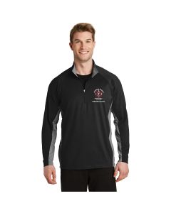 Sport-Tek® Sport-Wick® Stretch Contrast 1/2-Zip Pullover